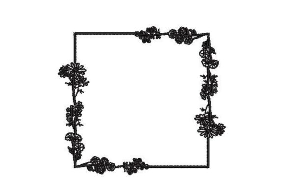 Vintage Style Rectangular Herb Border