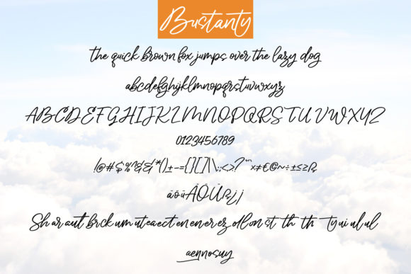 Bustanty Font - Preview 5