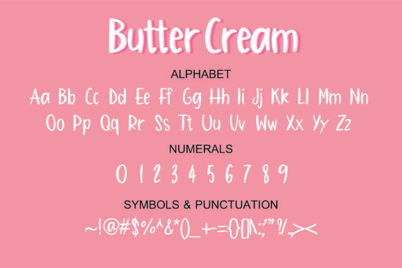 Buttercream Font - Preview 1