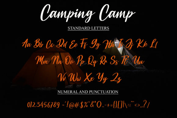 Camping Camp Font - Preview 4