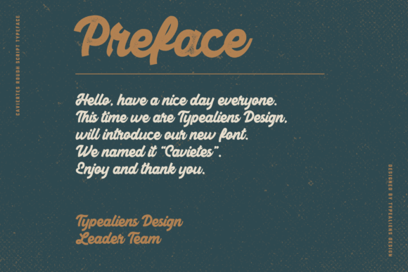 Caviertes Font - Preview 1