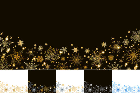 Christmas Backgrounds of Snowflakes