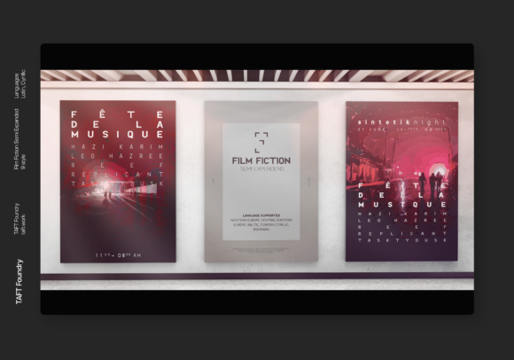 Film Fiction Semi-Expanded  Font - Preview 1