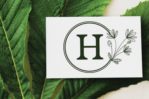 Flower Font - Preview 1