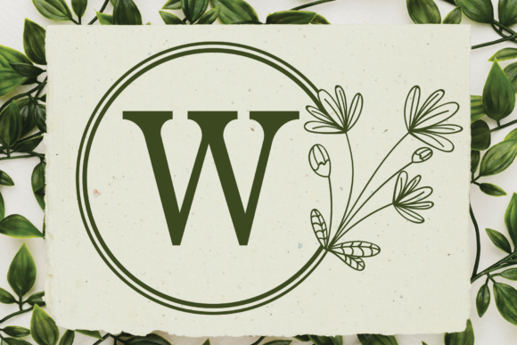 Flower Font - Preview 3