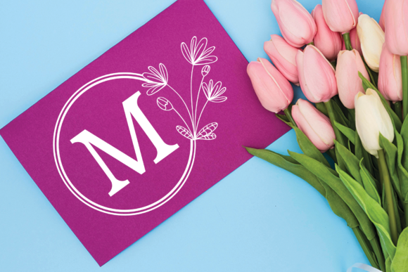 Flower Font - Preview 4