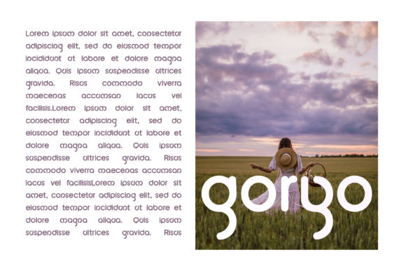 Goryo Font PNG with transparent background - Preview 3