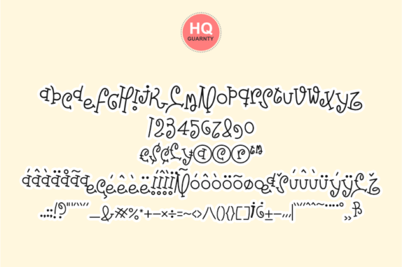 Kahitti Font PNG with transparent background - Preview 4