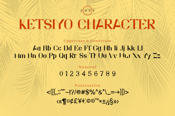 Ketsiyo Font PNG with transparent background - Preview 3