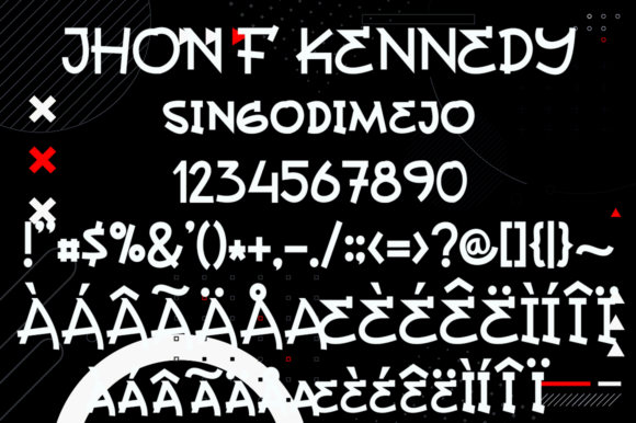 Quirick Font PNG with transparent background - Preview 4