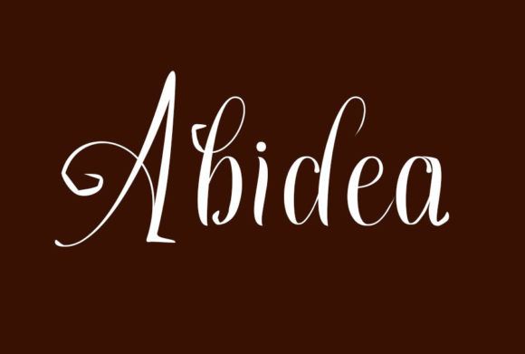 Abidea Font - Preview 1