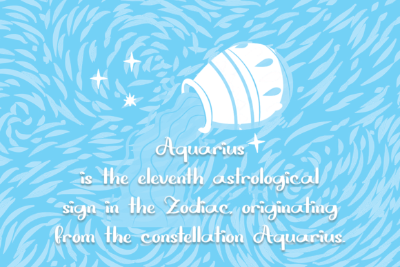 Aquarius Font - Preview 2