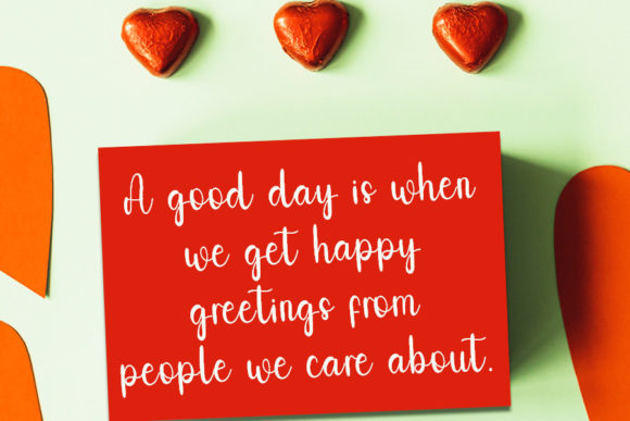 Birthday Font - Preview 1