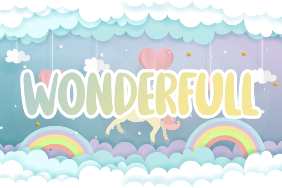 Blue Unicorn Font - Preview 1