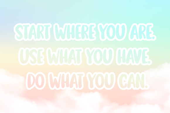 Blue Unicorn Font - Preview 3