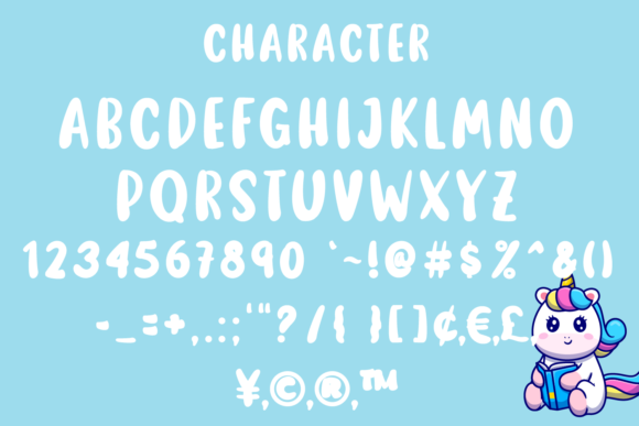 Blue Unicorn Font - Preview 4