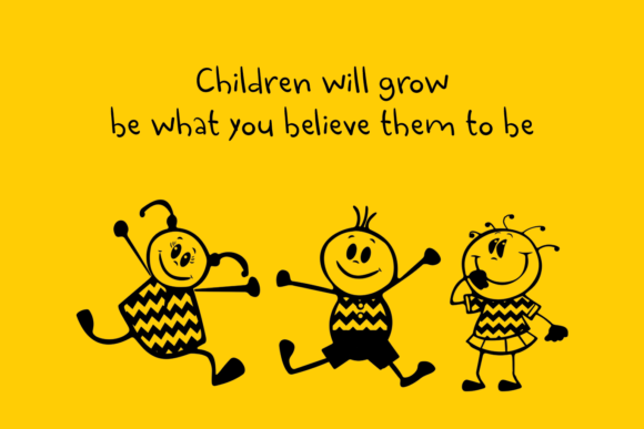 Childrens Art Font - Preview 1