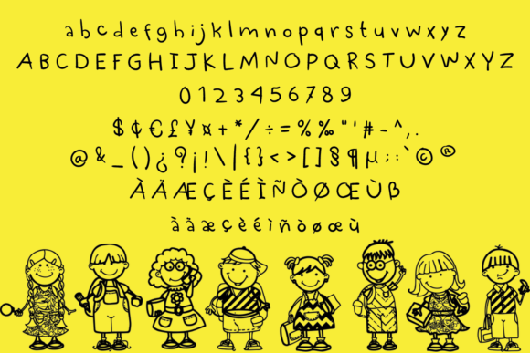 Childrens Art Font - Preview 3