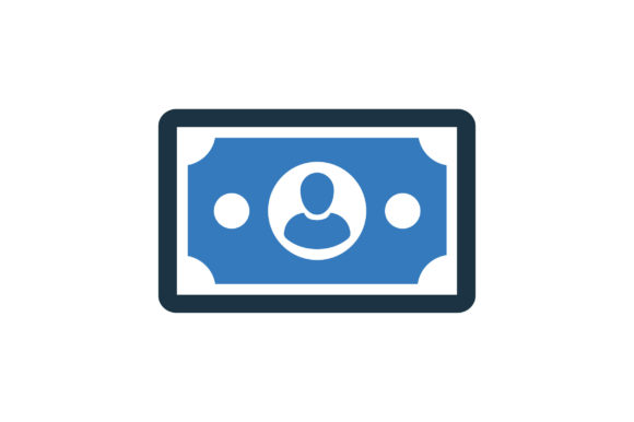 Financial, Banknote, Money Icon Graphic by hr-gold · Creative Fabrica