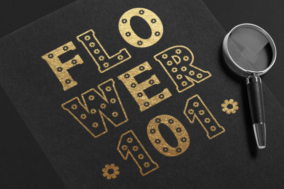 Flowers Font - Preview 1