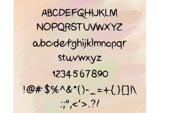 Foxtail Font PNG with transparent background - Preview 5