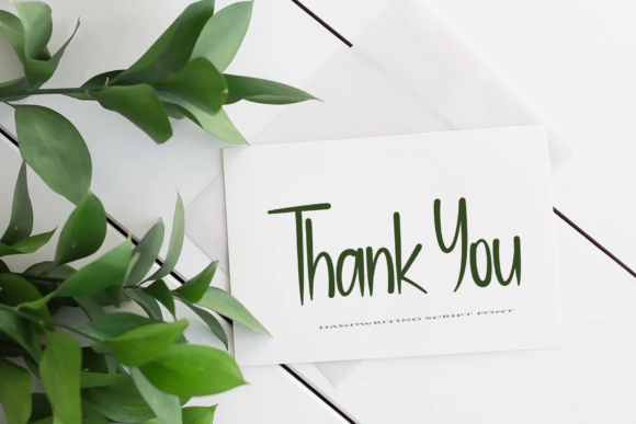 Green Tea Font - Preview 4