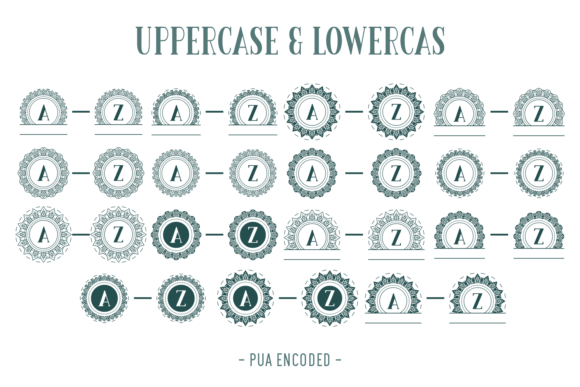 Luxuryn Font PNG with transparent background - Preview 1