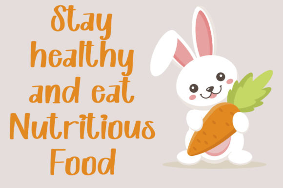 Rabbit Tails Font PNG with transparent background - Preview 2
