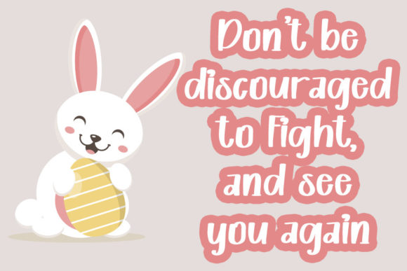 Rabbit Tails Font font preview - 4