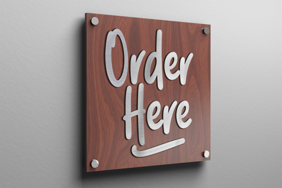Rhodthink Font font preview - 2