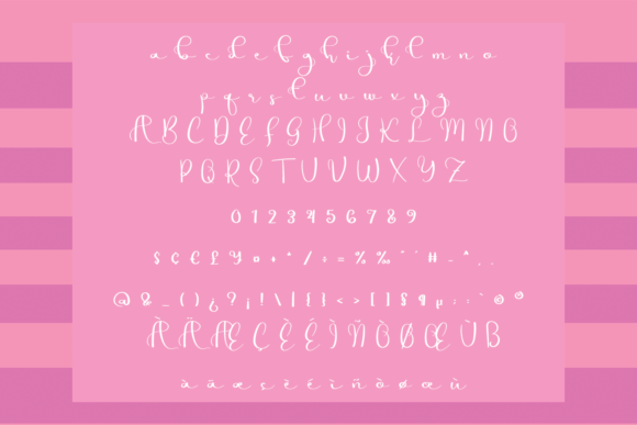 Simple Fits Font PNG with transparent background - Preview 4