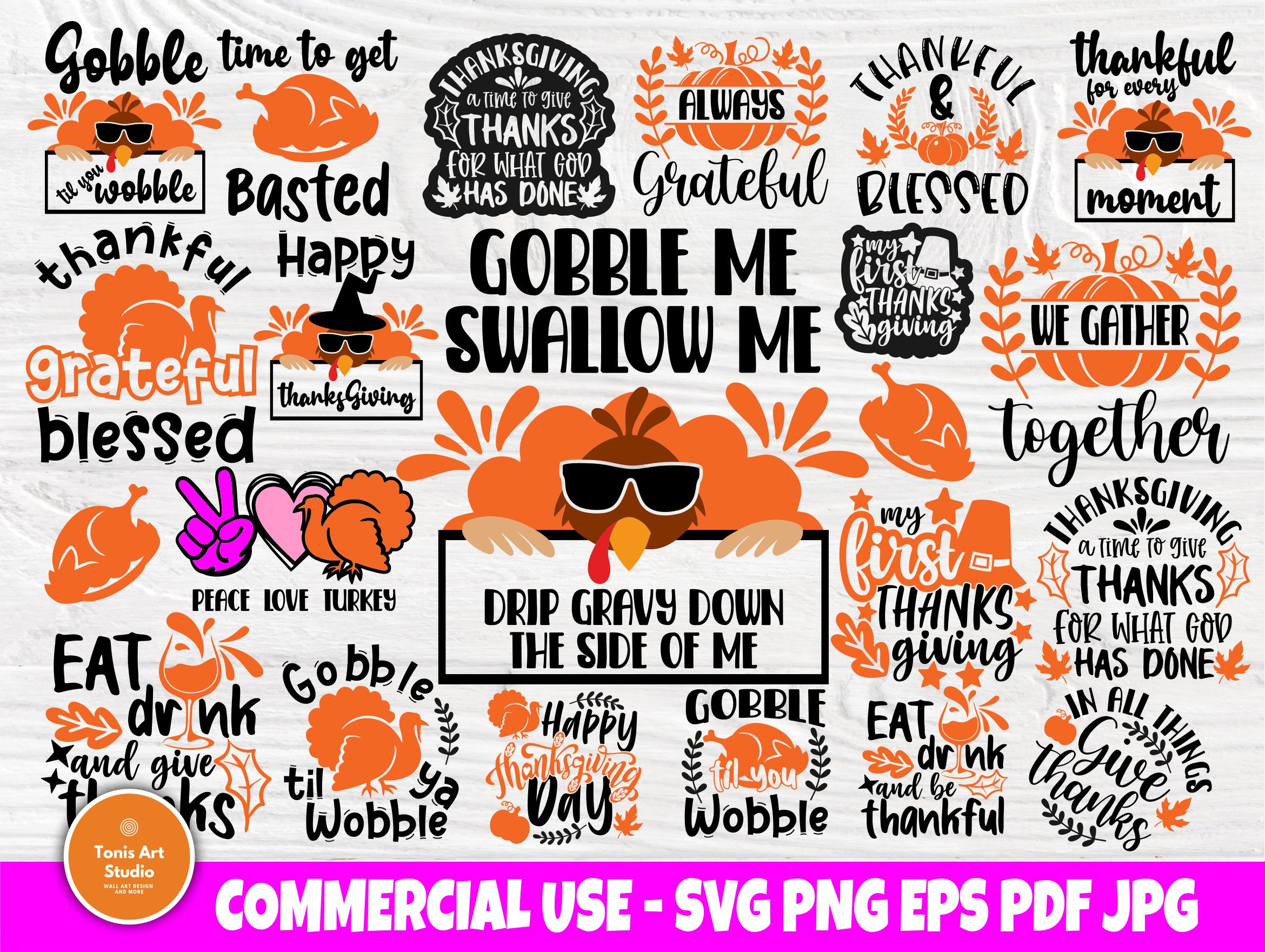 Thanksgiving Bundle Graphic by TonisArtStudio · Creative Fabrica