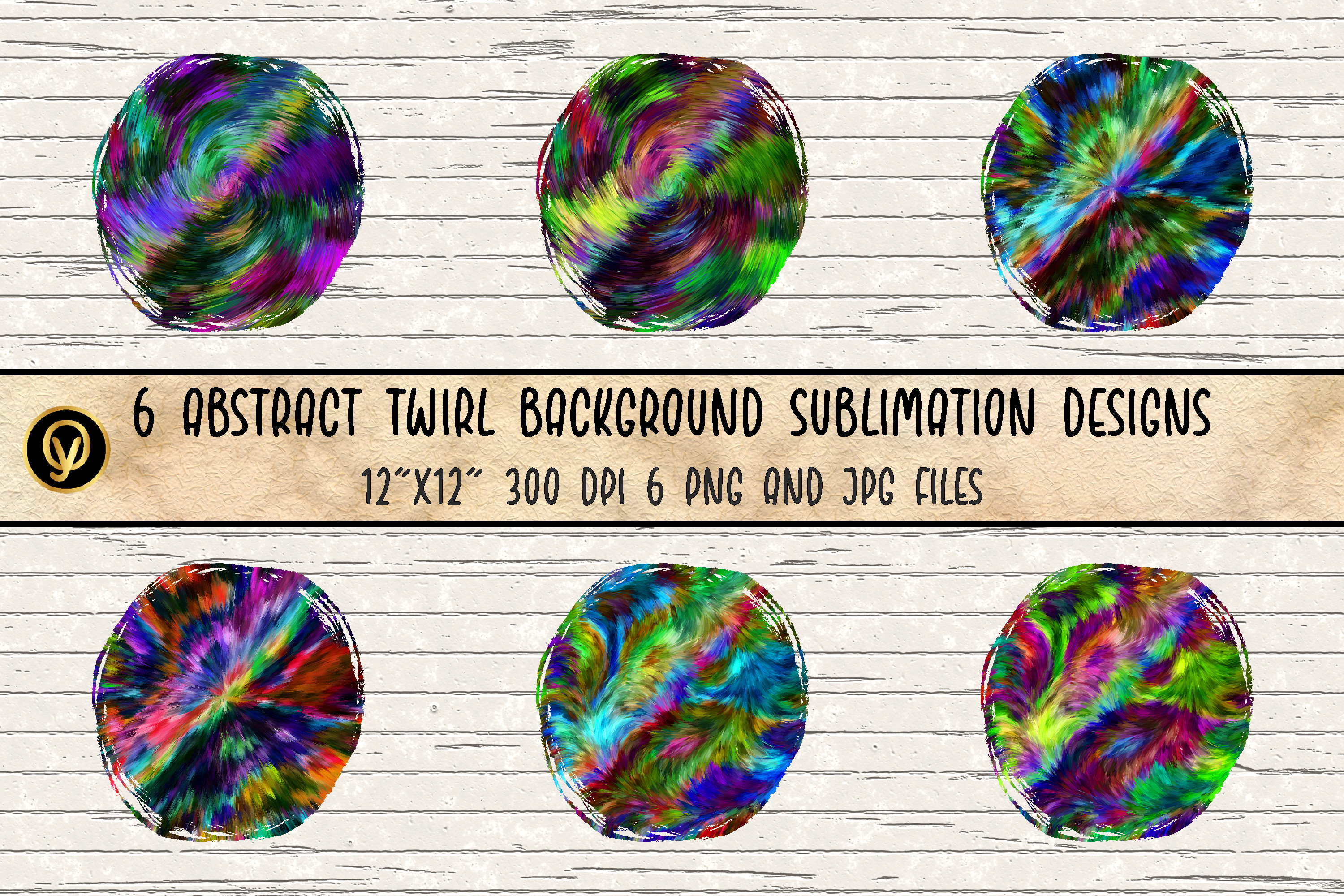 Abstract Twirl Background Sublimation Graphic by Oyonni design ...