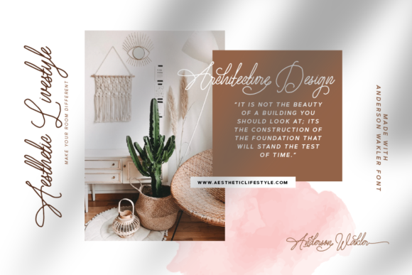 Anderson Wakler Font - Preview 1