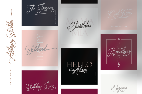 Anderson Wakler Font - Preview 5