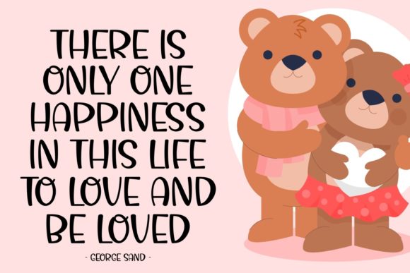 Bearly Chubs Font - Preview 1