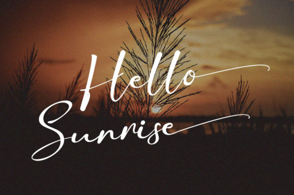 Golding Signature Font - Preview 2