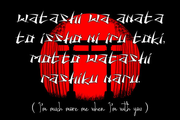 Battousai Font - Preview 3