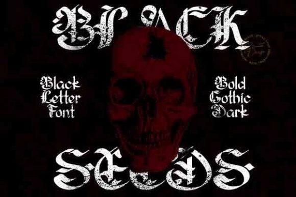 Blackseeds Font - Preview 1