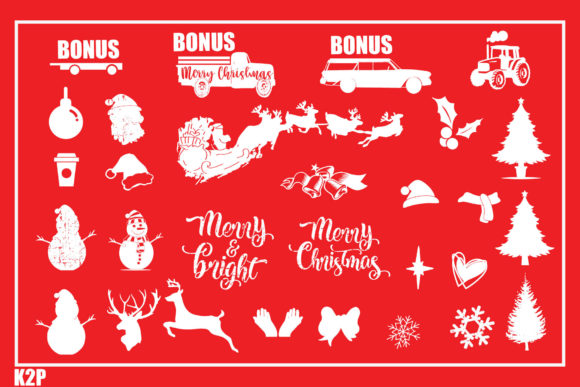 Christmas Tree Font - Preview 3