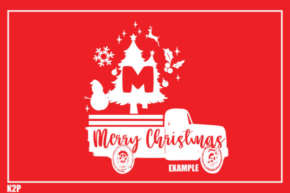 Christmas Tree Font - Preview 4