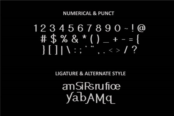Corch Font PNG with transparent background - Preview 5