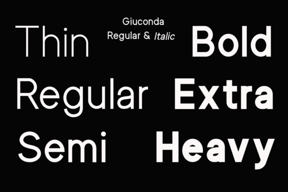 Giuconda Font PNG with transparent background - Preview 1