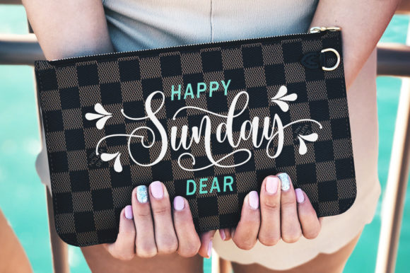 Holiday on Sunday Font PNG with transparent background - Preview 1