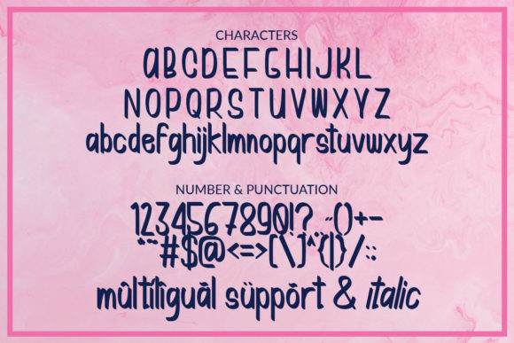 Kattine Font PNG with transparent background - Preview 1