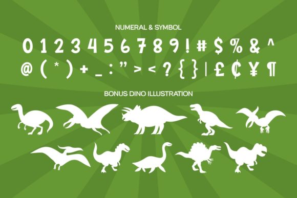 King Dino Font - Preview 5