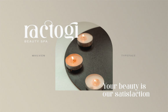 Mailvien Font PNG with transparent background - Preview 2