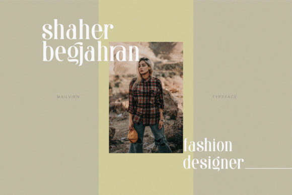 Mailvien Font PNG with transparent background - Preview 3