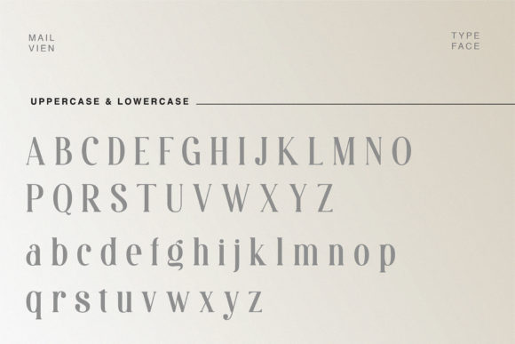 Mailvien Font PNG with transparent background - Preview 6
