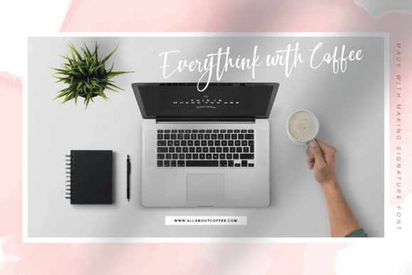 Making Signature Font PNG with transparent background - Preview 1